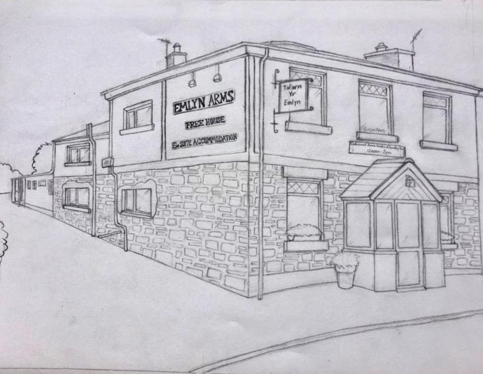 Bed and Breakfast Emlyn Arms Llanarthney Exteriér fotografie